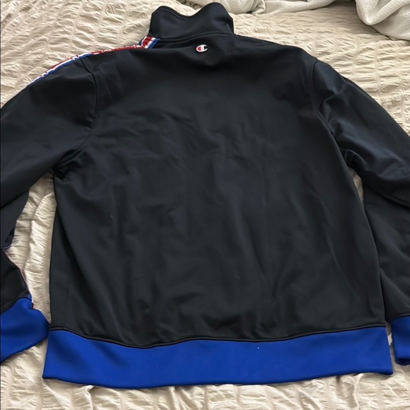 Champion Black and Blue Men's Track Jacket - size large - Picture 6 of 7